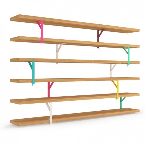 Bibliothèque de Couleurs - Bois