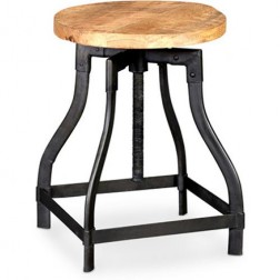 Kinawa vintage industrial style adjustable stool